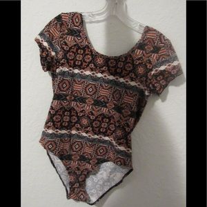 Tribal Print Bodysuit